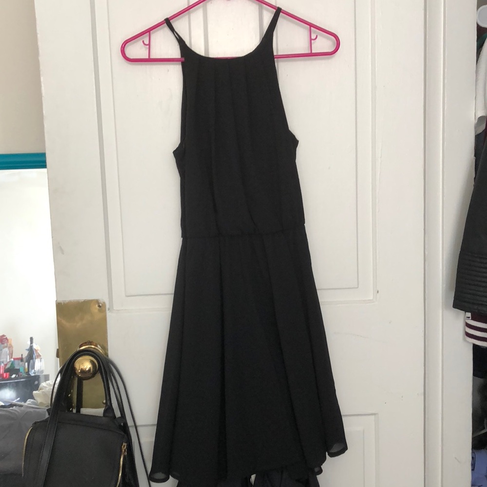 Black short dress